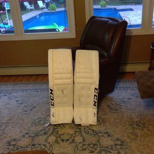 CCM hockey goalie pads
